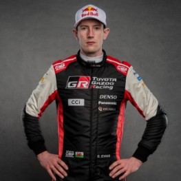 Portrait of driver, Elfyn Evans